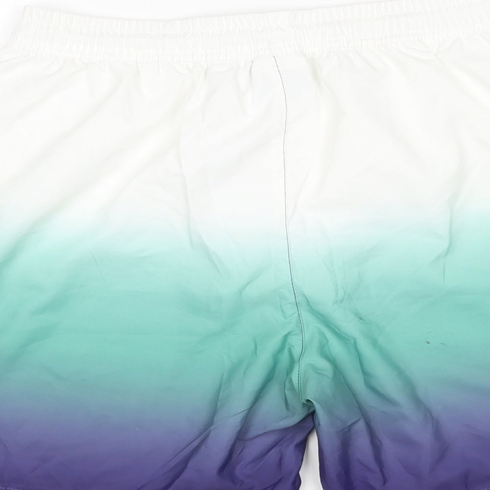 Tridagna Mens Multicoloured  Polyester Athletic Shorts Size L L6 in Regular  - SWIM SHORTS