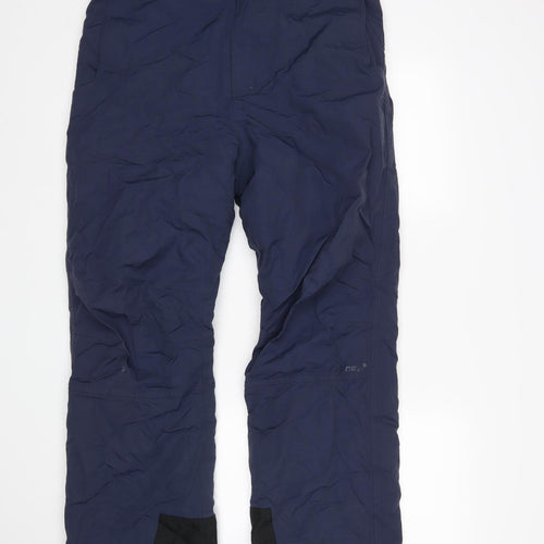 Alpine Mens Blue  Nylon Snow Pants Trousers Size M L30 in Regular