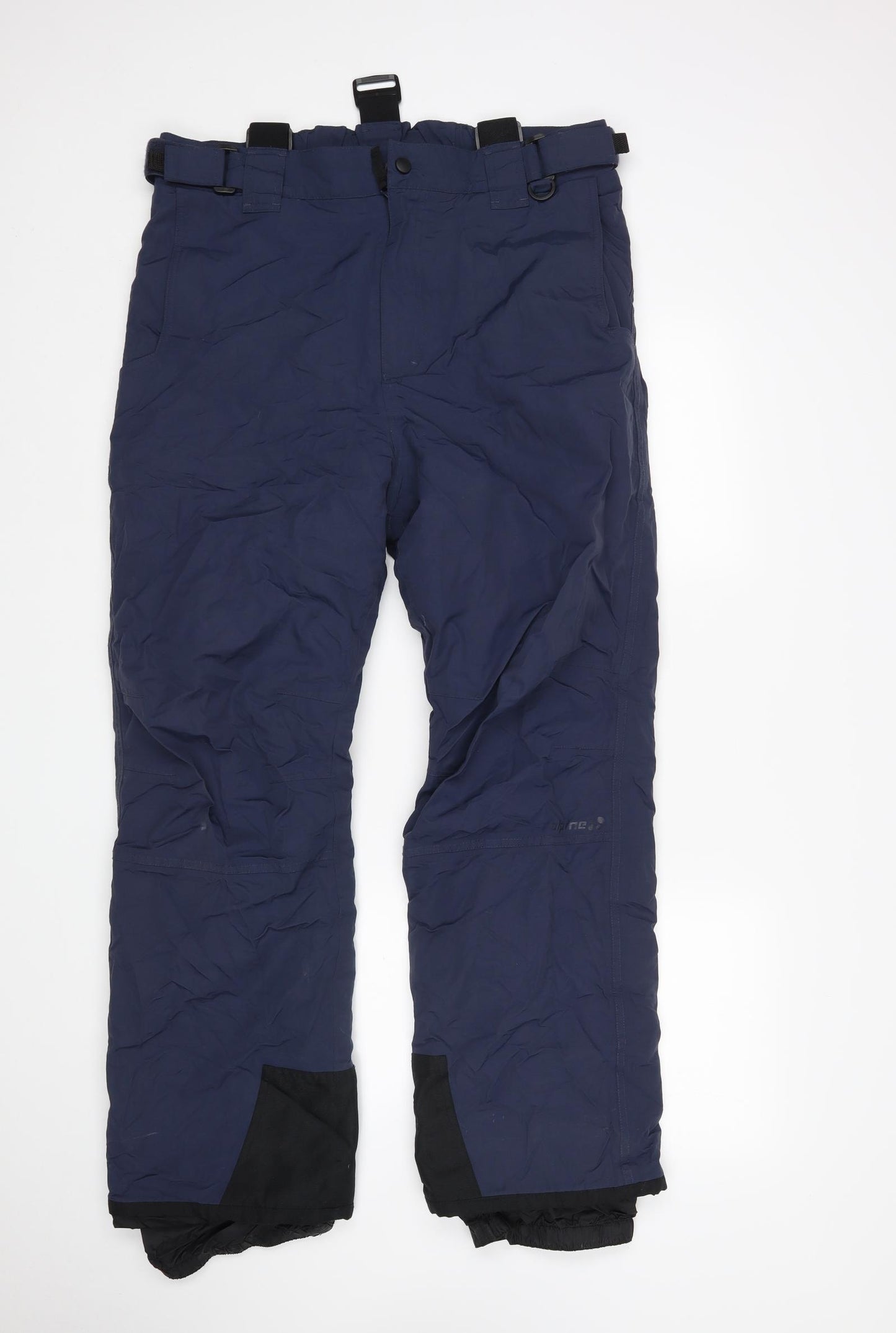 Alpine Mens Blue  Nylon Snow Pants Trousers Size M L30 in Regular