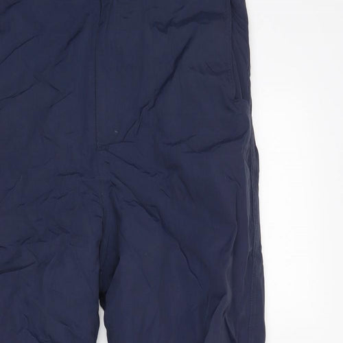 Alpine Mens Blue  Nylon Snow Pants Trousers Size M L30 in Regular