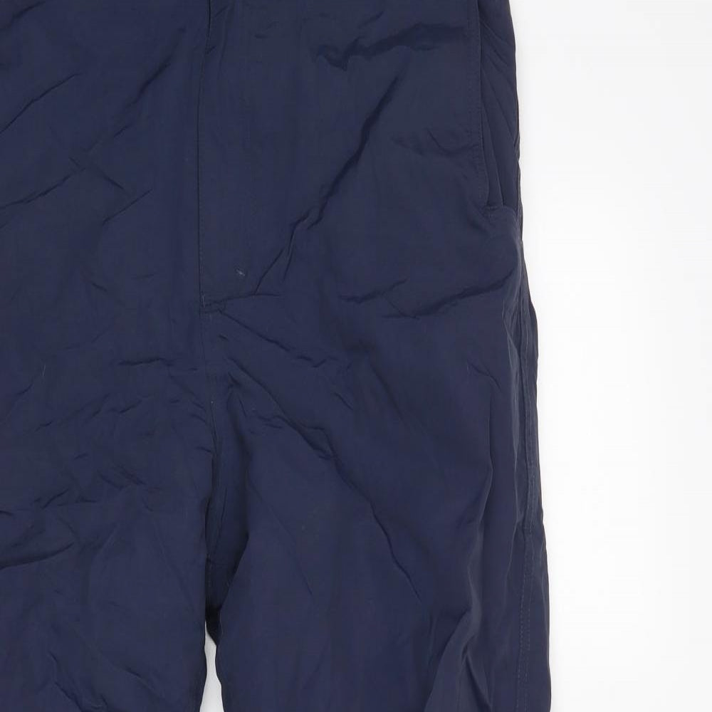 Alpine Mens Blue  Nylon Snow Pants Trousers Size M L30 in Regular