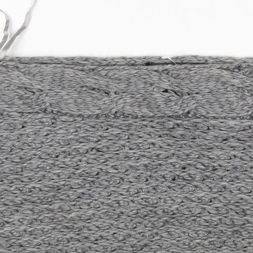 M&S Mens Grey Round Neck  Acrylic Pullover Jumper Size L