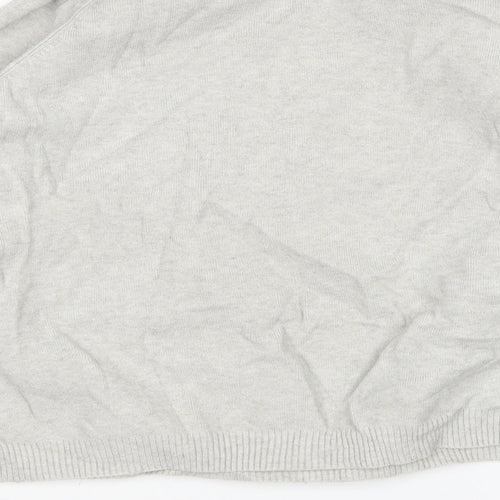ASOS Womens Grey Round Neck  Viscose Pullover Jumper Size 8