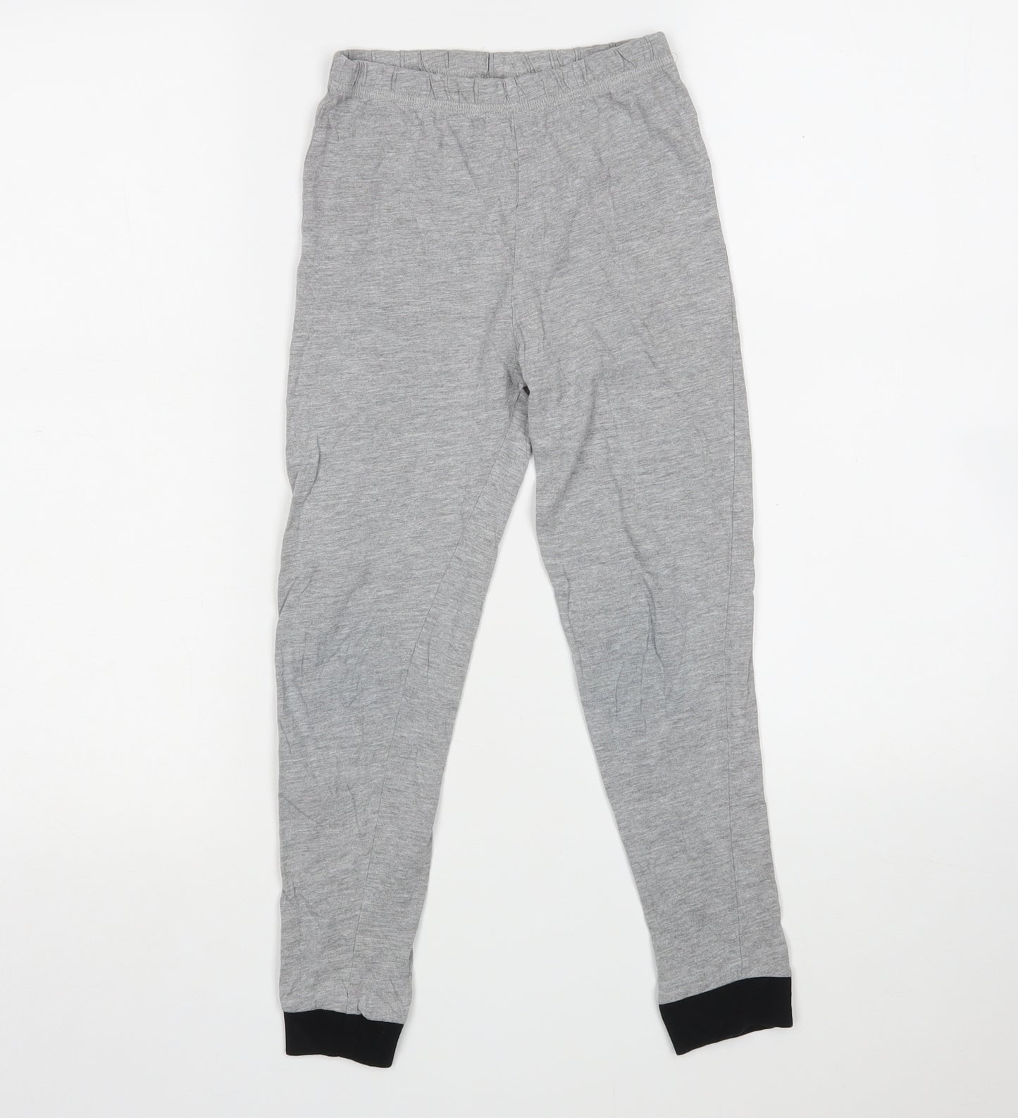 George Boys Grey  Cotton  Pyjama Pants Size 6-7 Years