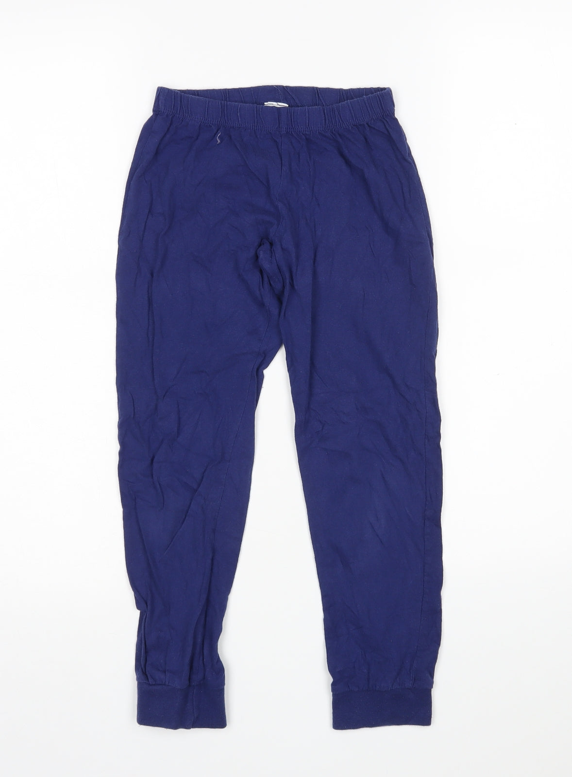 F&F Boys Blue  Cotton  Pyjama Pants Size 7-8 Years