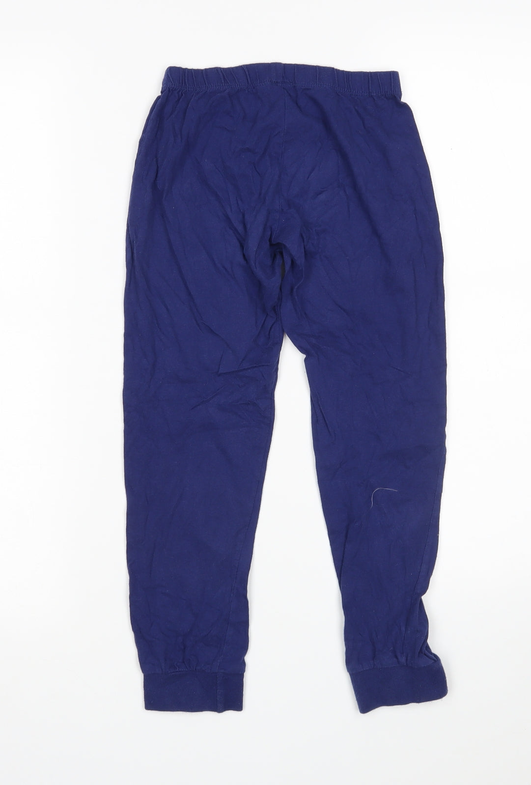 F&F Boys Blue  Cotton  Pyjama Pants Size 7-8 Years