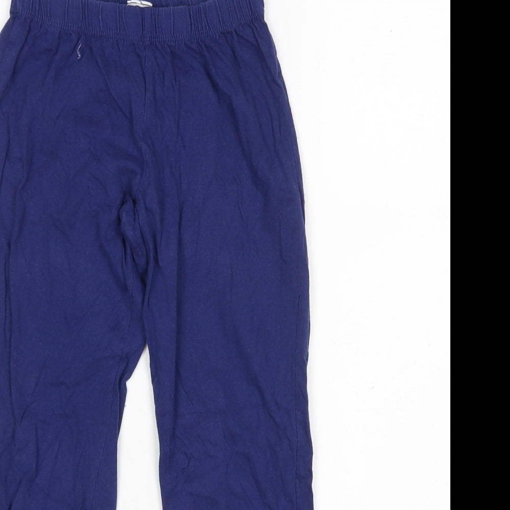 F&F Boys Blue  Cotton  Pyjama Pants Size 7-8 Years