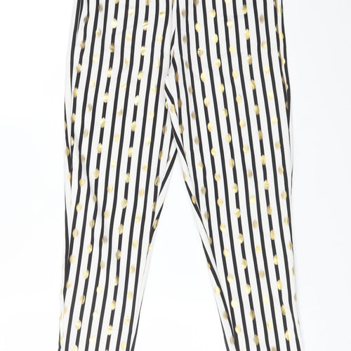 Preworn Womens Multicoloured Striped Polyamide  Trousers Size M L27 in Regular