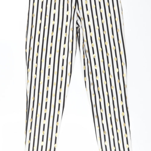 Preworn Womens Multicoloured Striped Polyamide  Trousers Size M L27 in Regular
