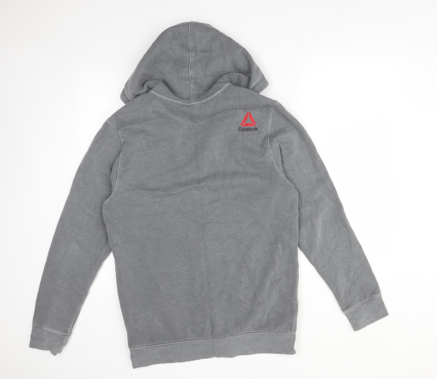 Reebok Mens Grey  Cotton Full Zip Hoodie Size M   - FORGING ELITE FITNESS