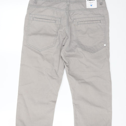 Fabric Mens Grey  Cotton  Jeans Size 30 L21 in Regular