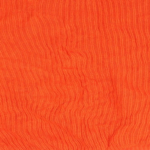 Peacocks Womens Orange  Acrylic Pullover Sweatshirt Size L