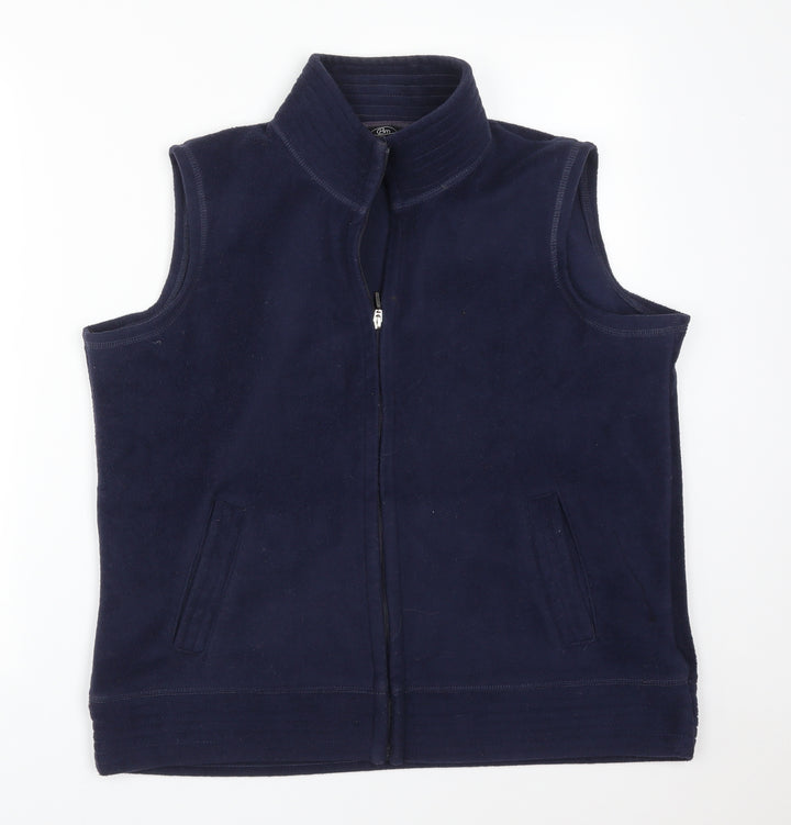 BM Womens Blue   Gilet Coat Size M