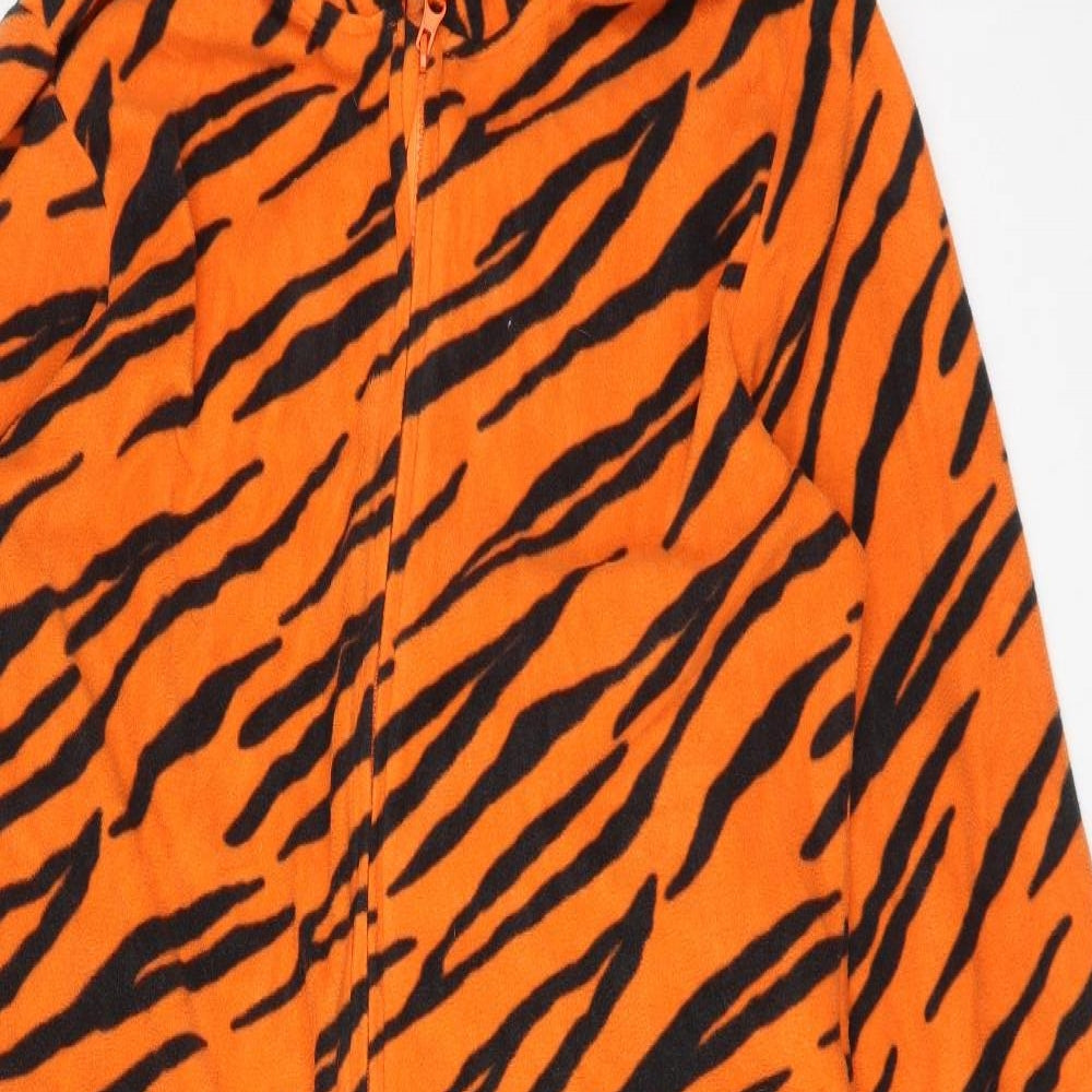 ONEZEE Mens Multicoloured Animal Print Polyester  One Piece Size XL   - TIGER