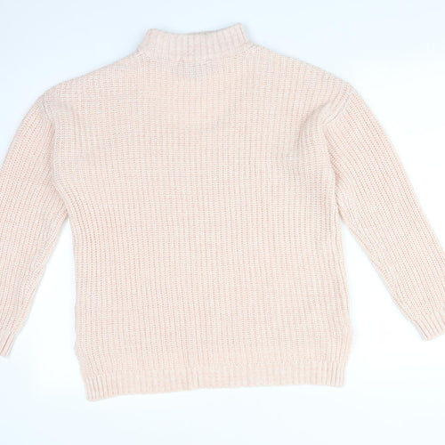 Atmosphere Womens Pink  Acrylic Pullover Sweatshirt Size 10