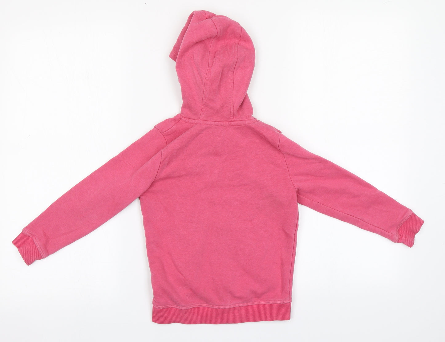 George Girls Pink  Cotton Full Zip Hoodie Size 4-5 Years