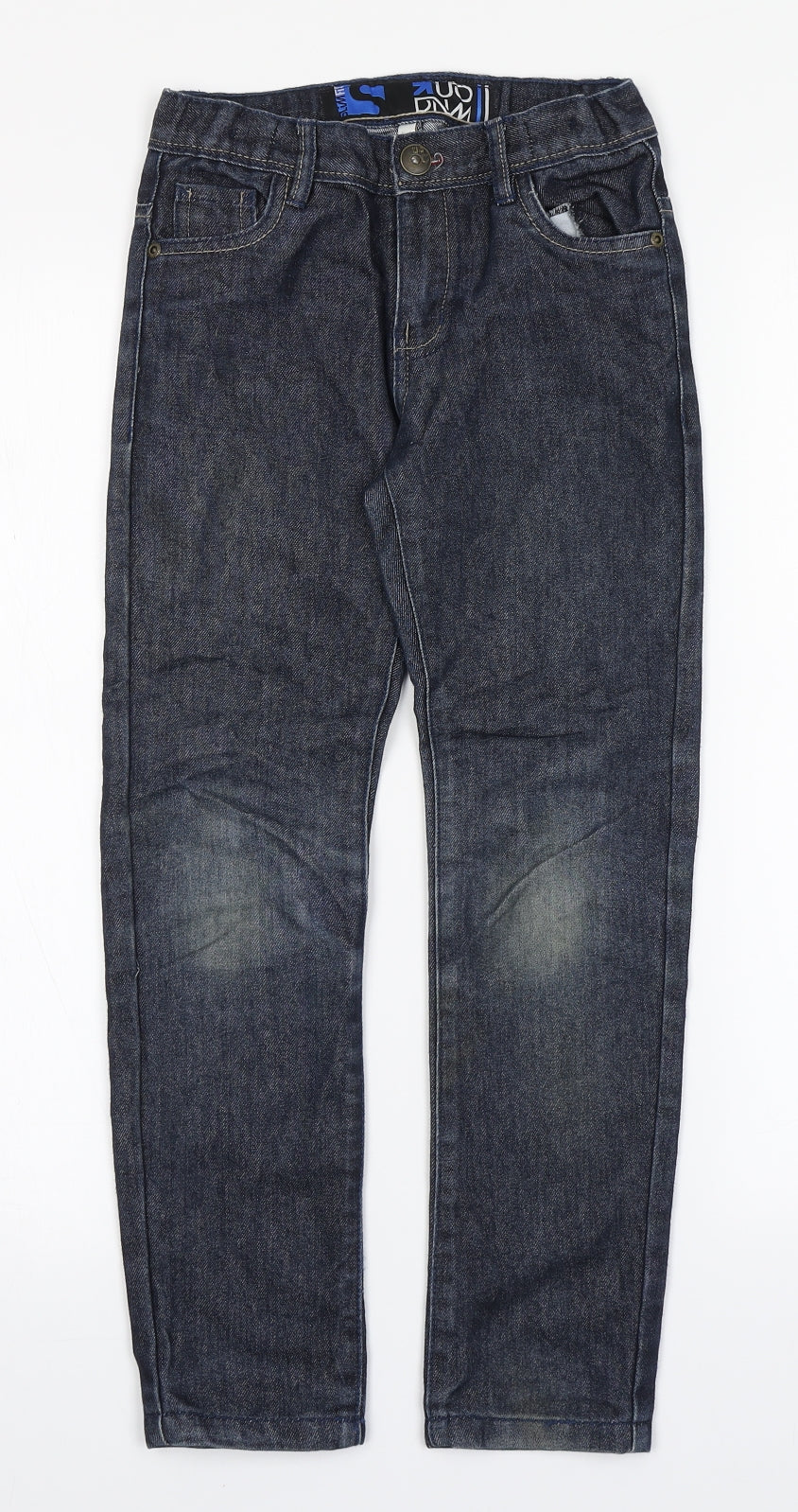Peacocks Girls Black  Cotton Straight Jeans Size 8 Years  Regular