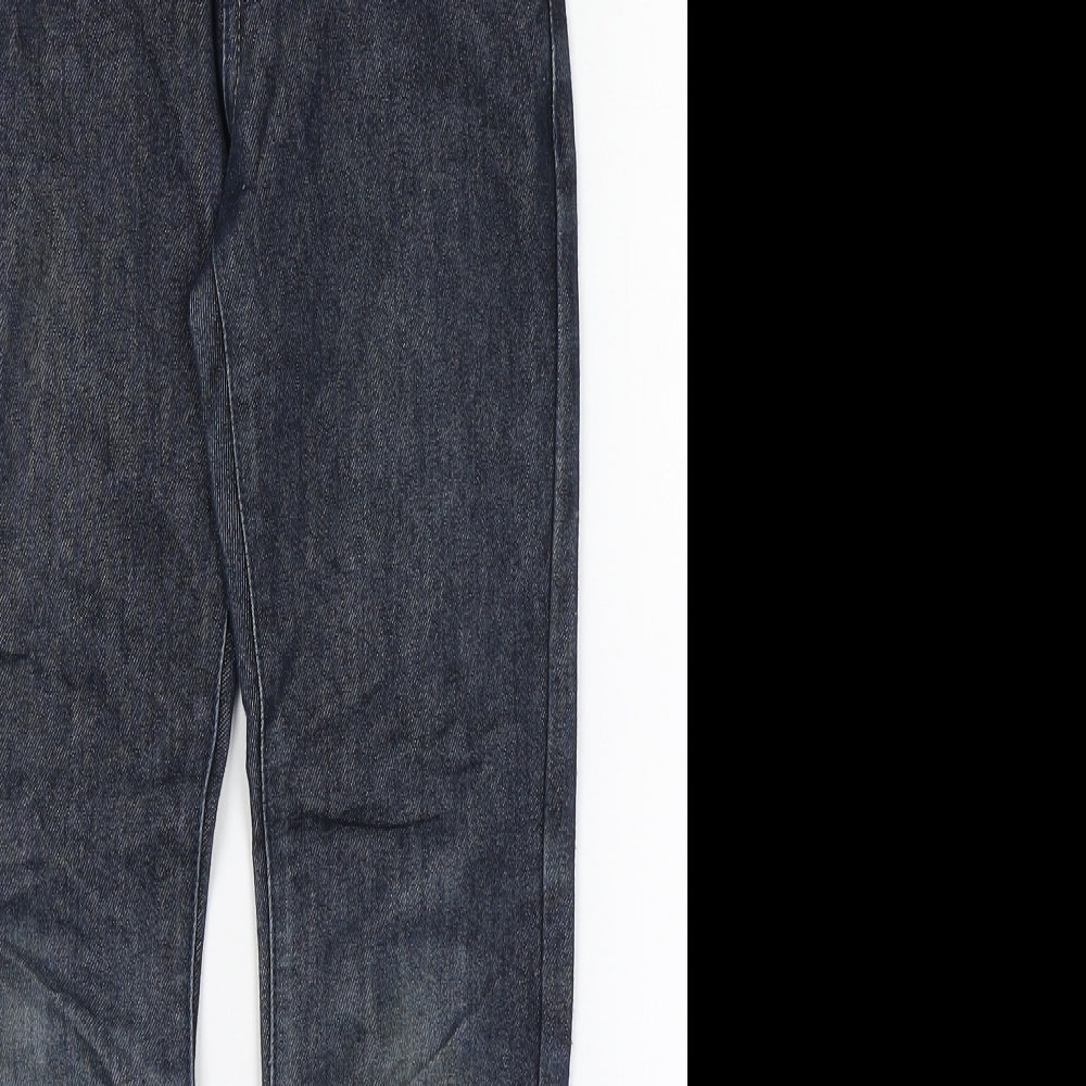 Peacocks Girls Black  Cotton Straight Jeans Size 8 Years  Regular