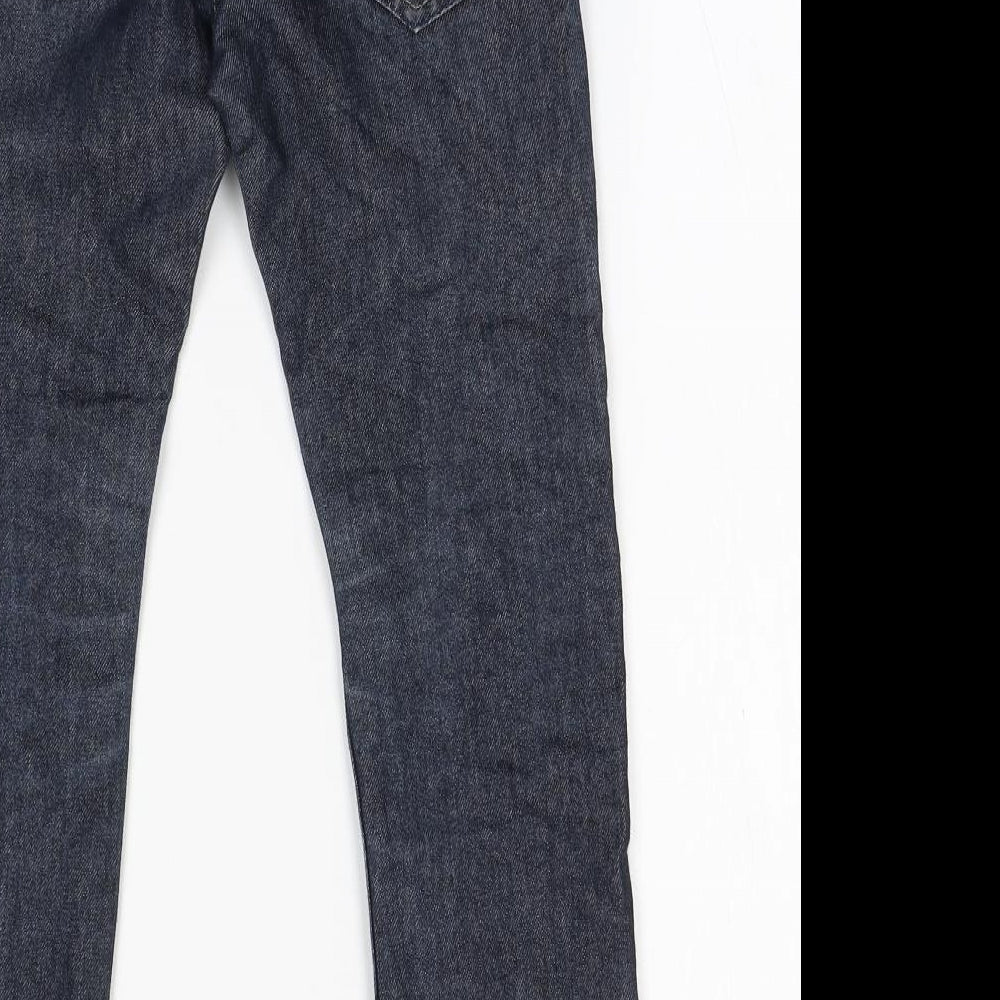 Peacocks Girls Black  Cotton Straight Jeans Size 8 Years  Regular