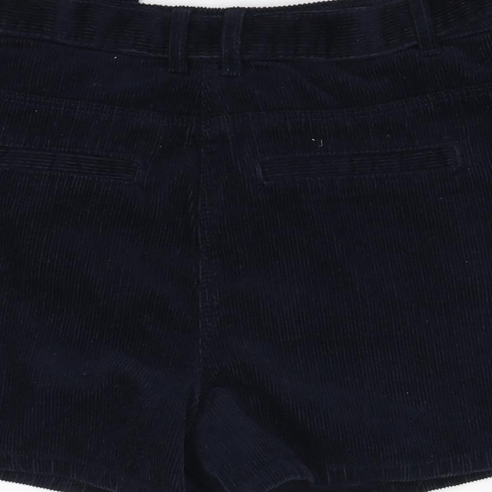 NEXT Girls Blue  Cotton Mom Shorts Size 14 Years  Regular