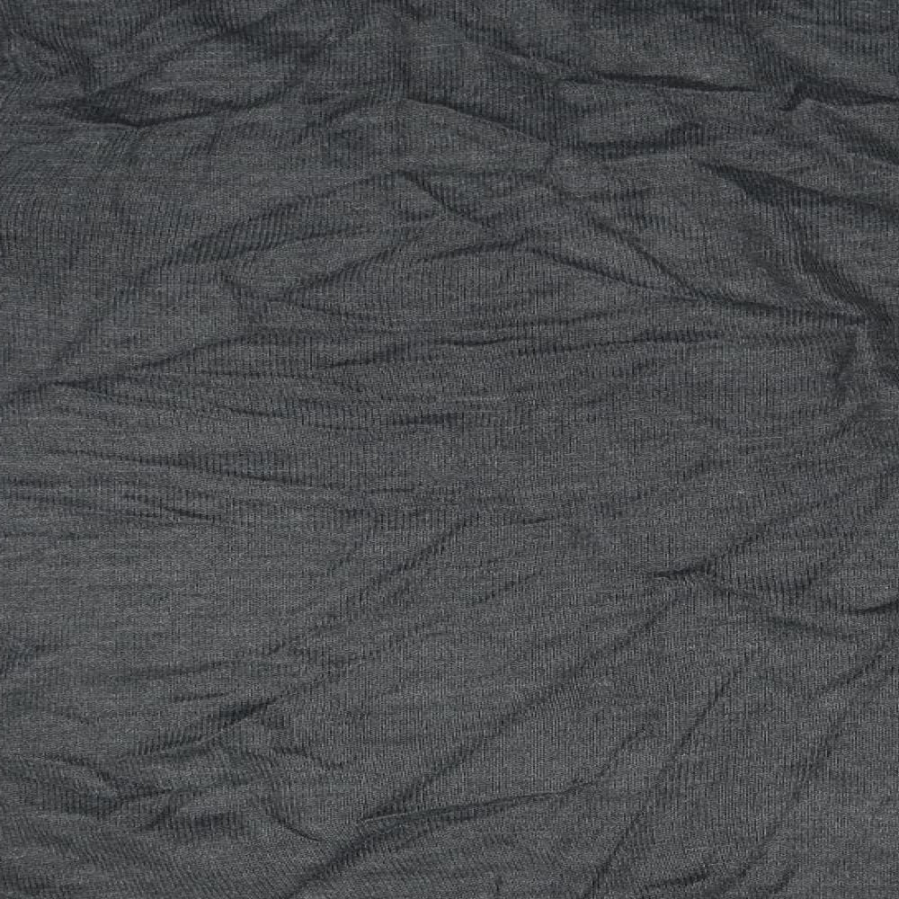 Cedar Wood State Mens Grey Round Neck  Acrylic Pullover Jumper Size M