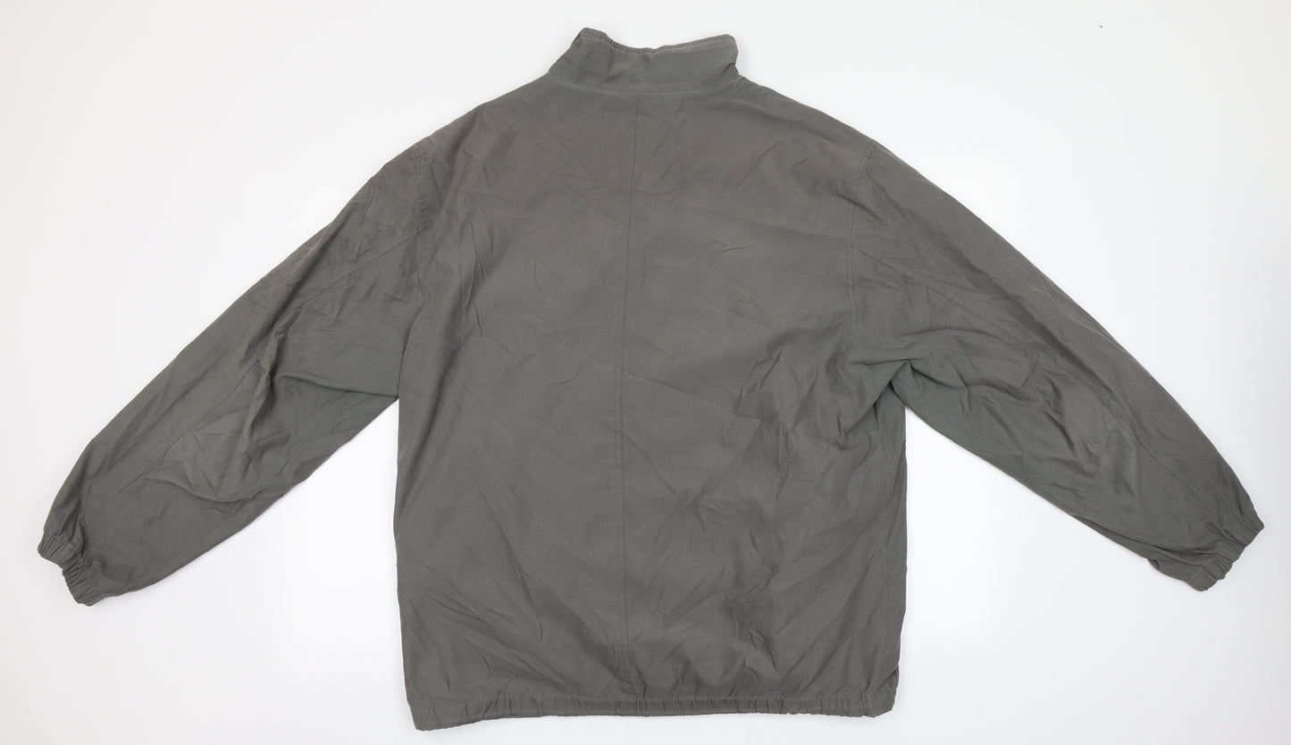 Maine New England Mens Grey   Overcoat Jacket Size XL