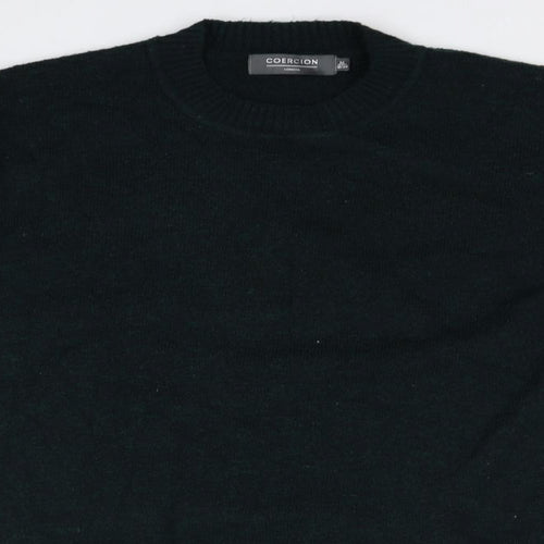 Coercion Womens Grey Round Neck  Polyester Pullover Jumper Size 12