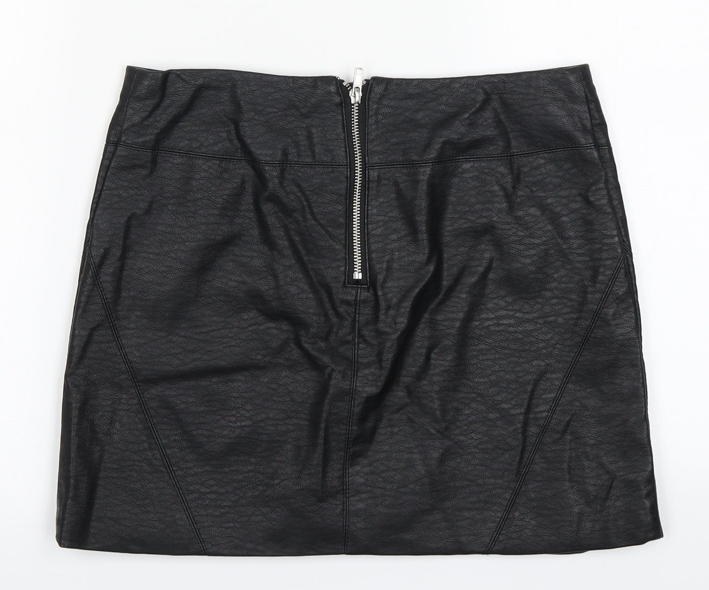 Divided by H&M Womens Black  Viscose Skort Skirt Size 8