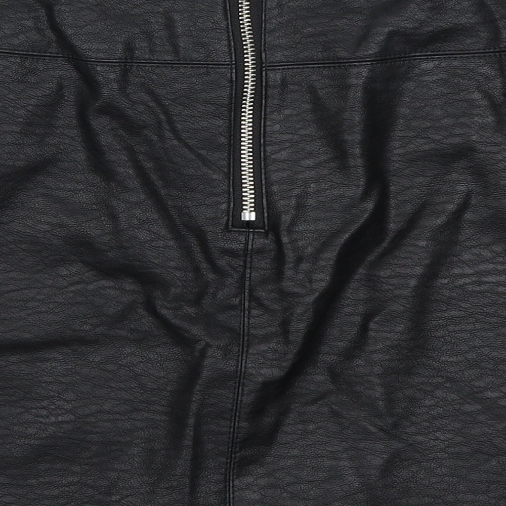 Divided by H&M Womens Black  Viscose Skort Skirt Size 8