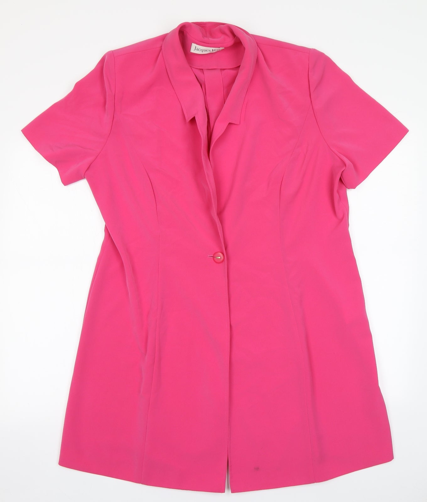 Jacques Vert Womens Pink   Overcoat Coatigan Size 18