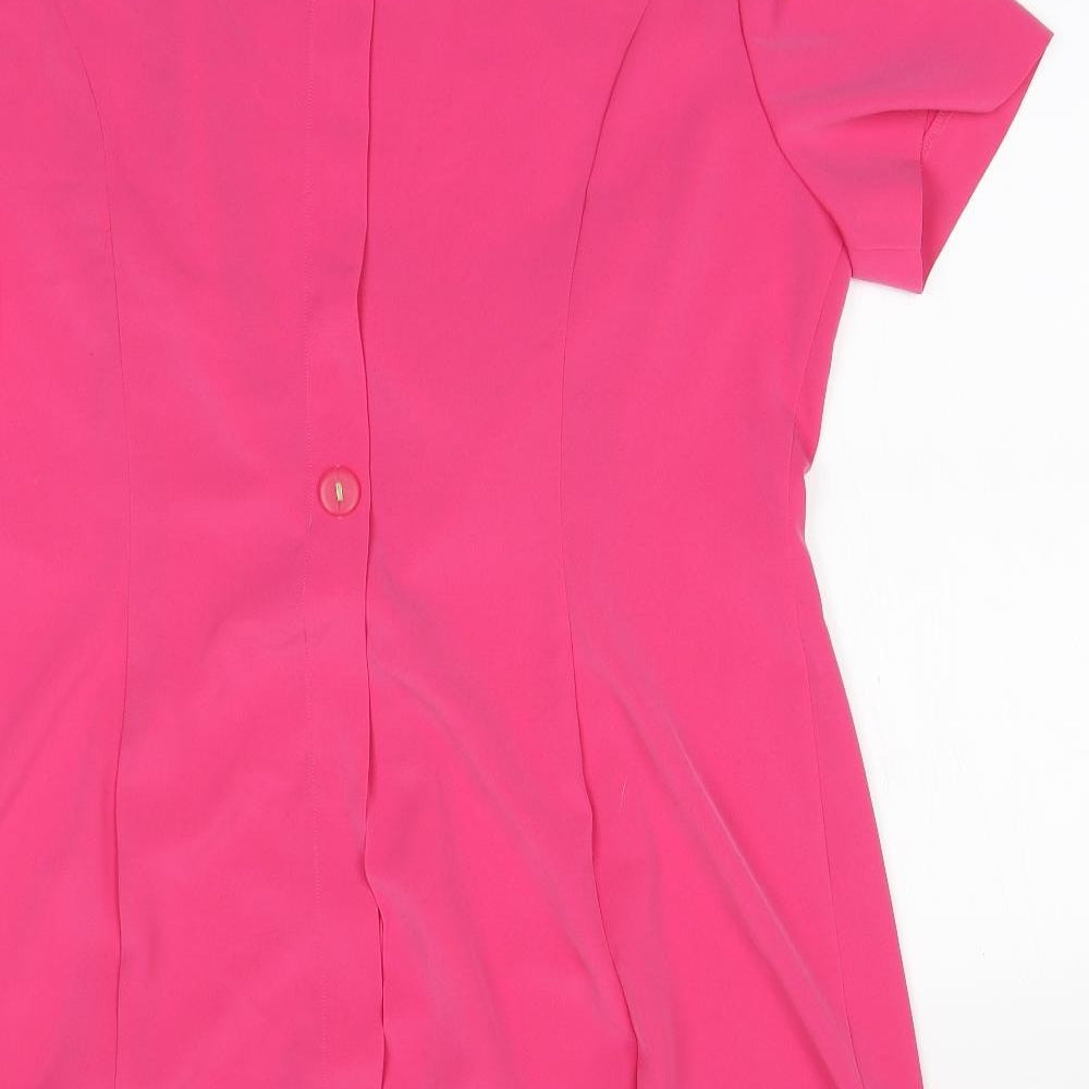 Jacques Vert Womens Pink   Overcoat Coatigan Size 18