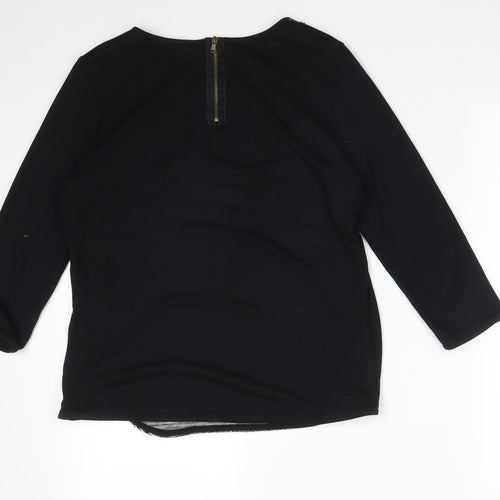 M&S Womens Multicoloured  Viscose Basic T-Shirt Size 10 Round Neck