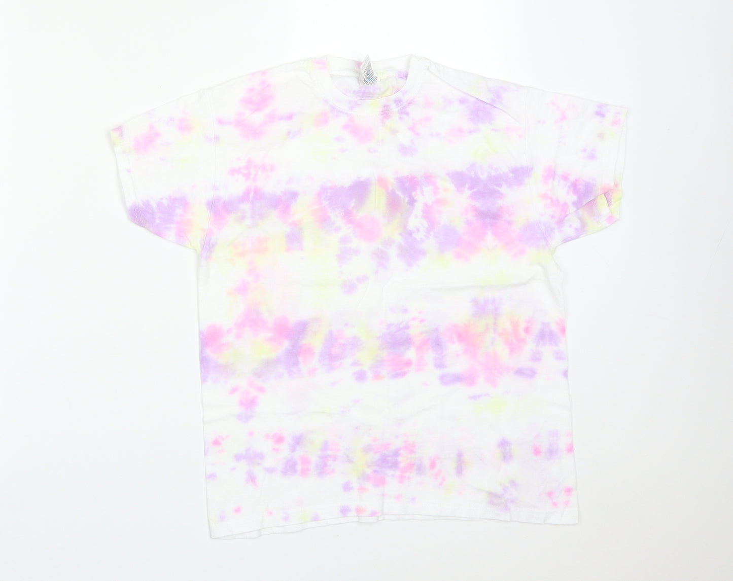 Fruit of the Loom Girls Multicoloured  Cotton Basic T-Shirt Size 9-10 Years Round Neck