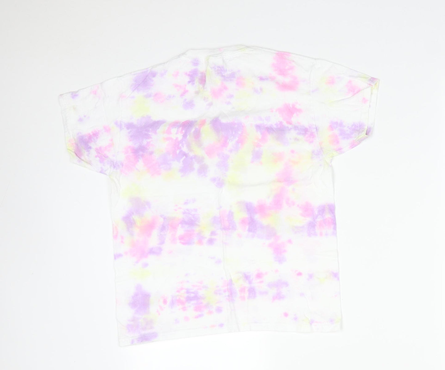 Fruit of the Loom Girls Multicoloured  Cotton Basic T-Shirt Size 9-10 Years Round Neck