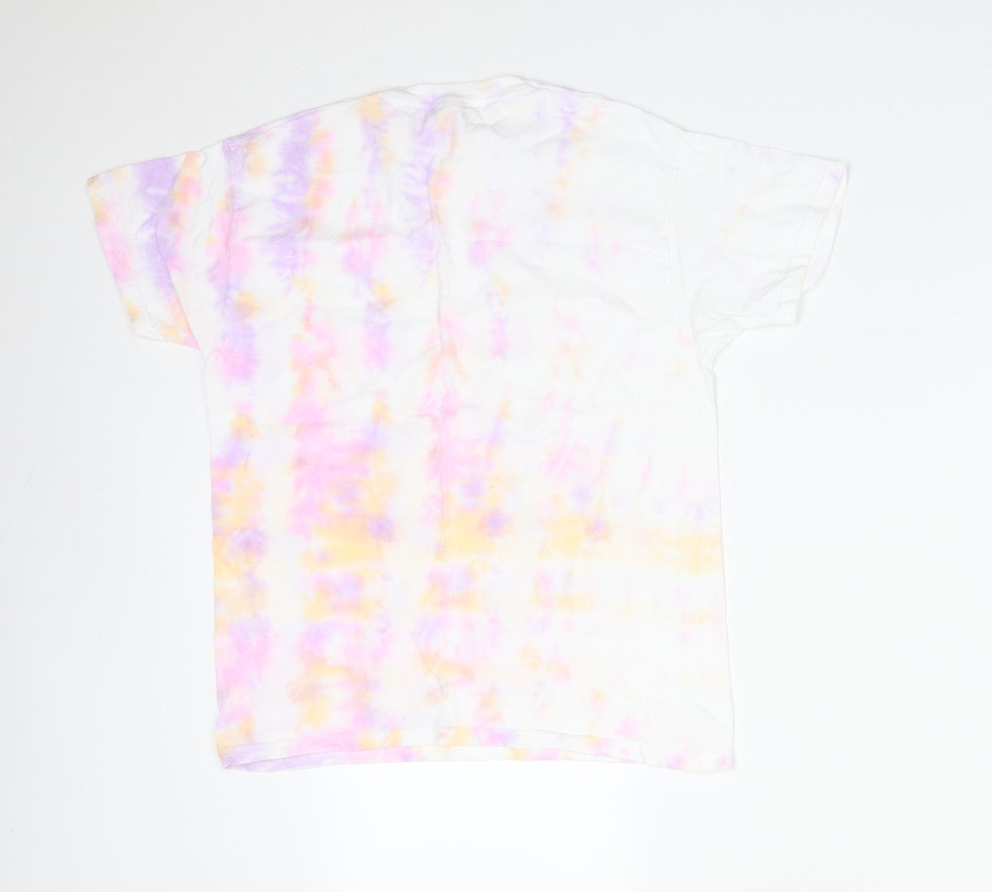 Fruit of the Loom Girls Multicoloured  Cotton Basic T-Shirt Size 9-10 Years Round Neck