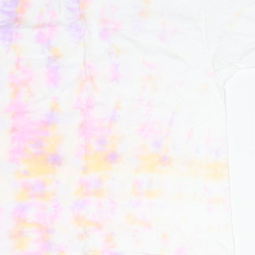 Fruit of the Loom Girls Multicoloured  Cotton Basic T-Shirt Size 9-10 Years Round Neck