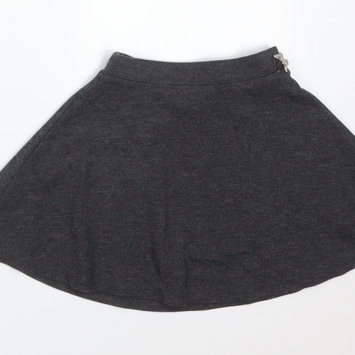 TU Girls Grey  Polyester Skater Skirt Size 5 Years  Regular