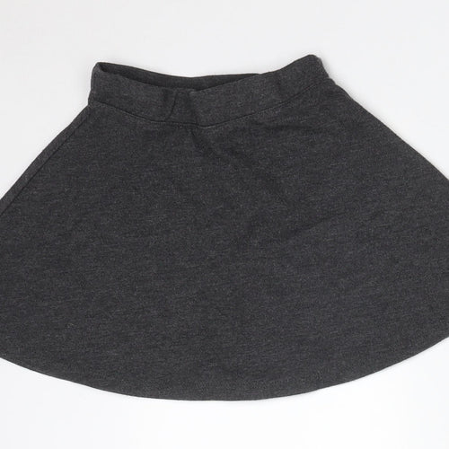 TU Girls Grey  Polyester Skater Skirt Size 5 Years  Regular