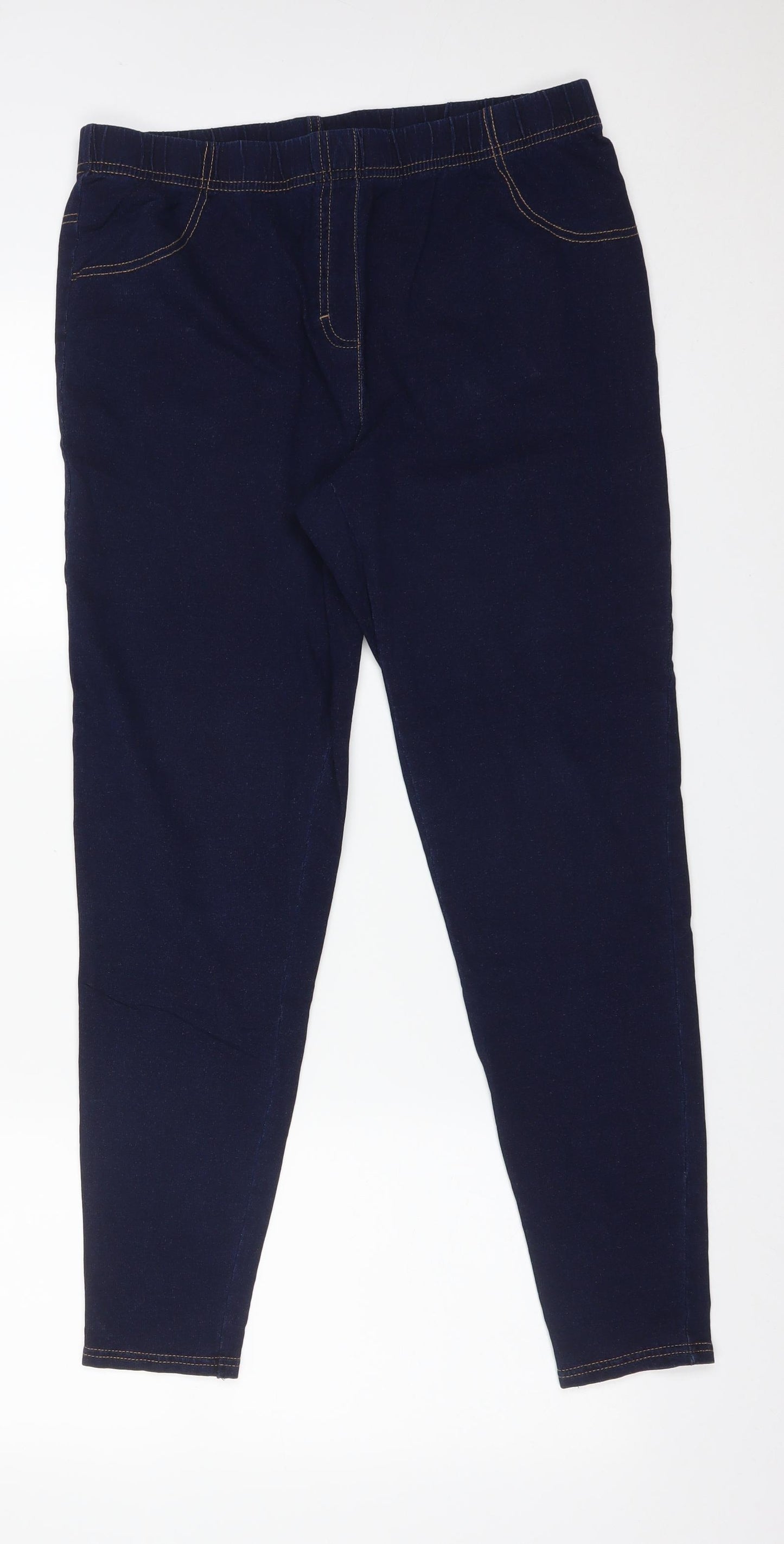 George Womens Blue  Cotton Jegging Jeans Size M L25 in Regular