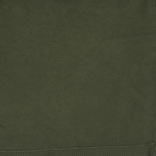 SIMON CLARK Mens Green  Acrylic Pullover Sweatshirt Size L