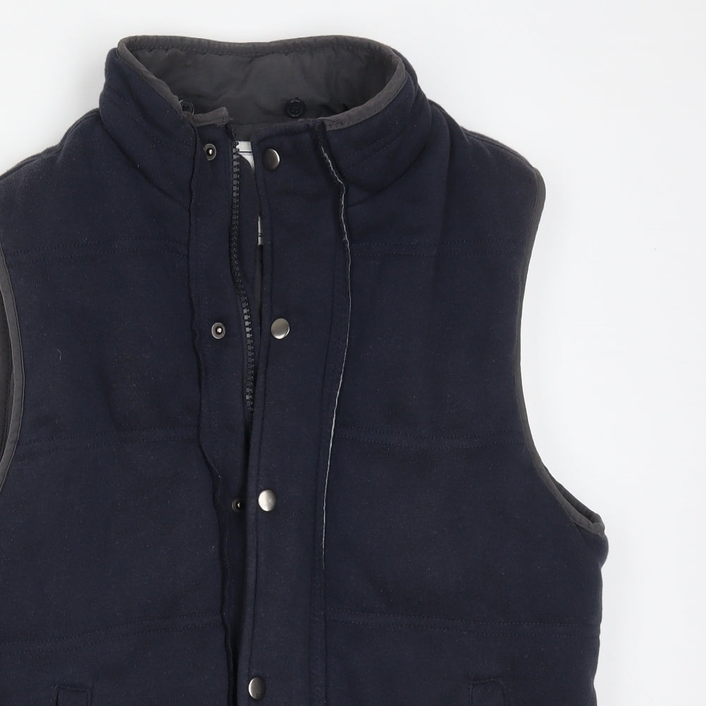 CEDARWOOD STATE Mens Blue   Gilet Coat Size M