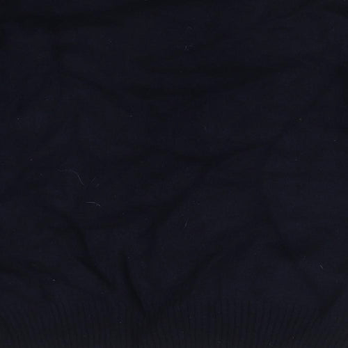 AUTHENTIC CASUAL WEAR Mens Blue  Wool Pullover Sweatshirt Size L