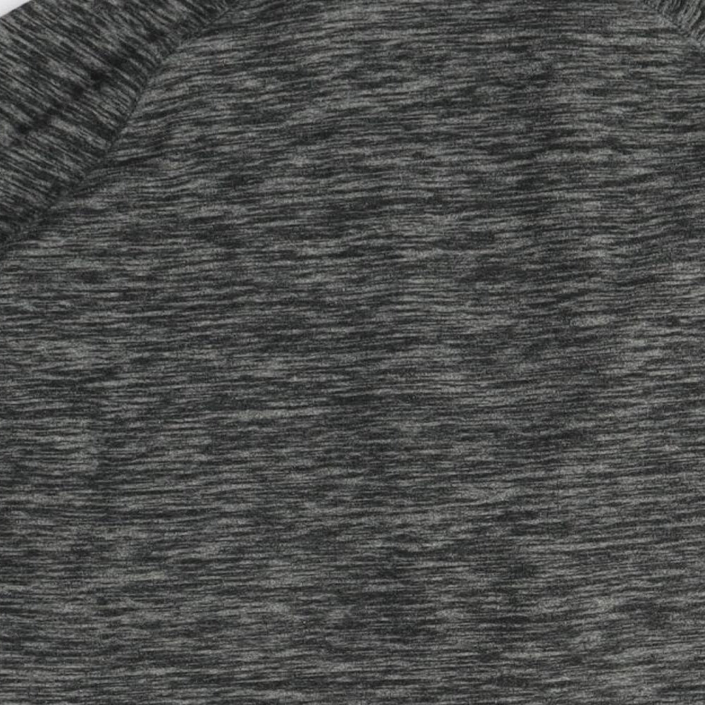 H&M Girls Grey High Neck  Polyester Full Zip Jumper Size 12-13 Years