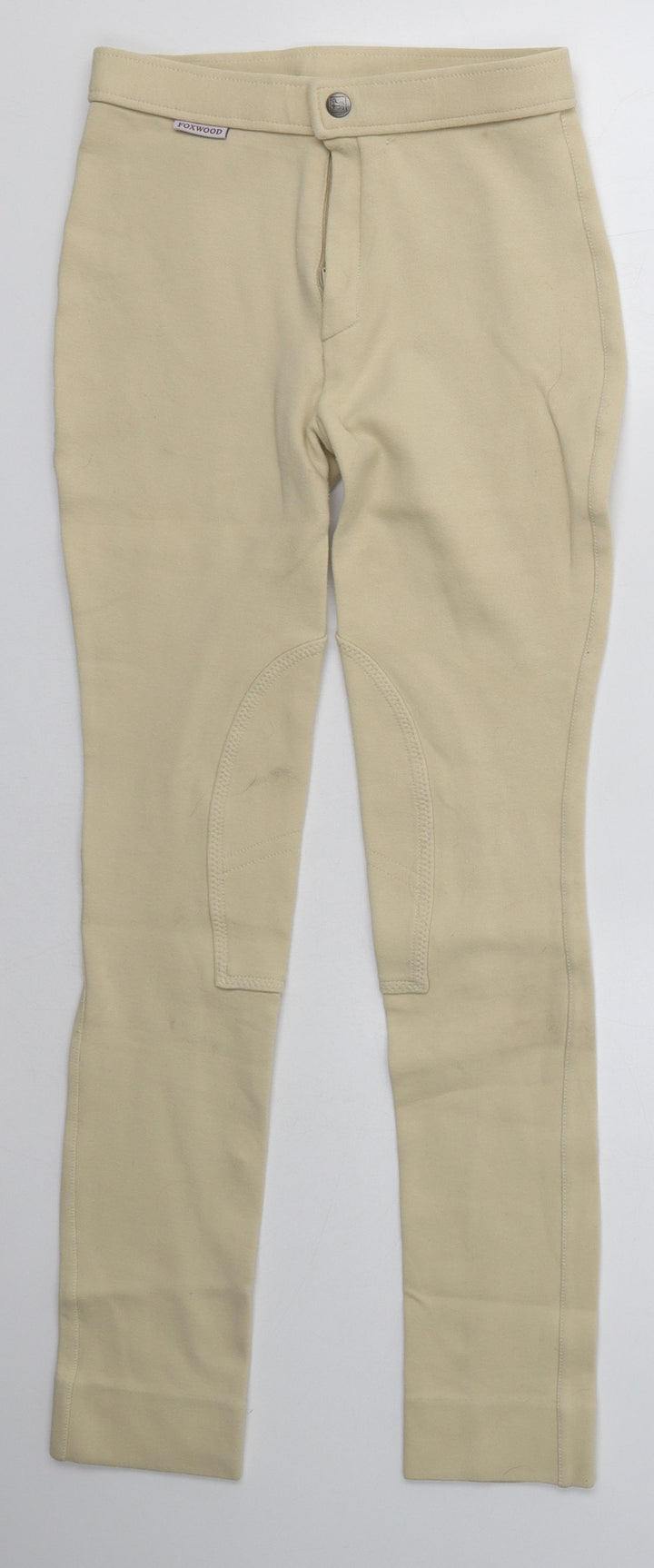 Foxwood Womens Beige Cotton Jegging Leggings Size 24 in L27 in - Jodhpurs