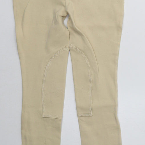 Foxwood Womens Beige  Cotton Jegging Leggings Size 24 in L27 in   - Jodhpurs