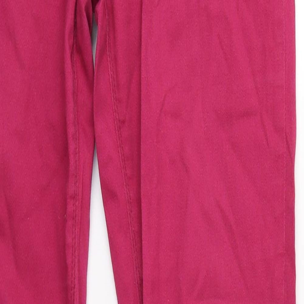 SoulCal Womens Pink  Cotton Skinny Jeans Size 8 L31 in Regular