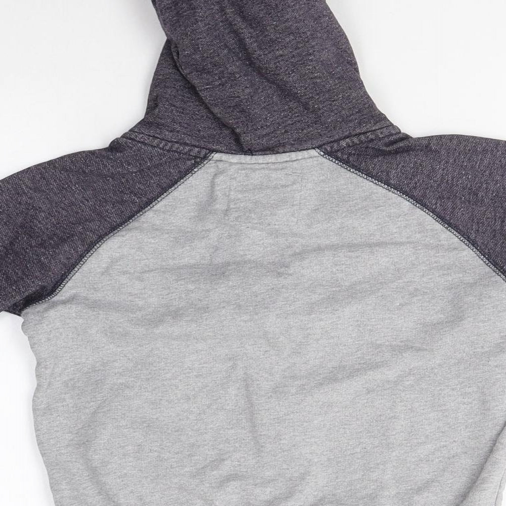 TU Boys Grey  Cotton Full Zip Hoodie Size 4-5 Years