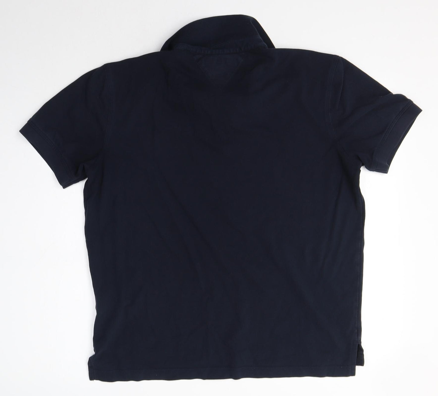 Tommy Hilfiger Mens Blue  100% Cotton  Polo Size L Collared