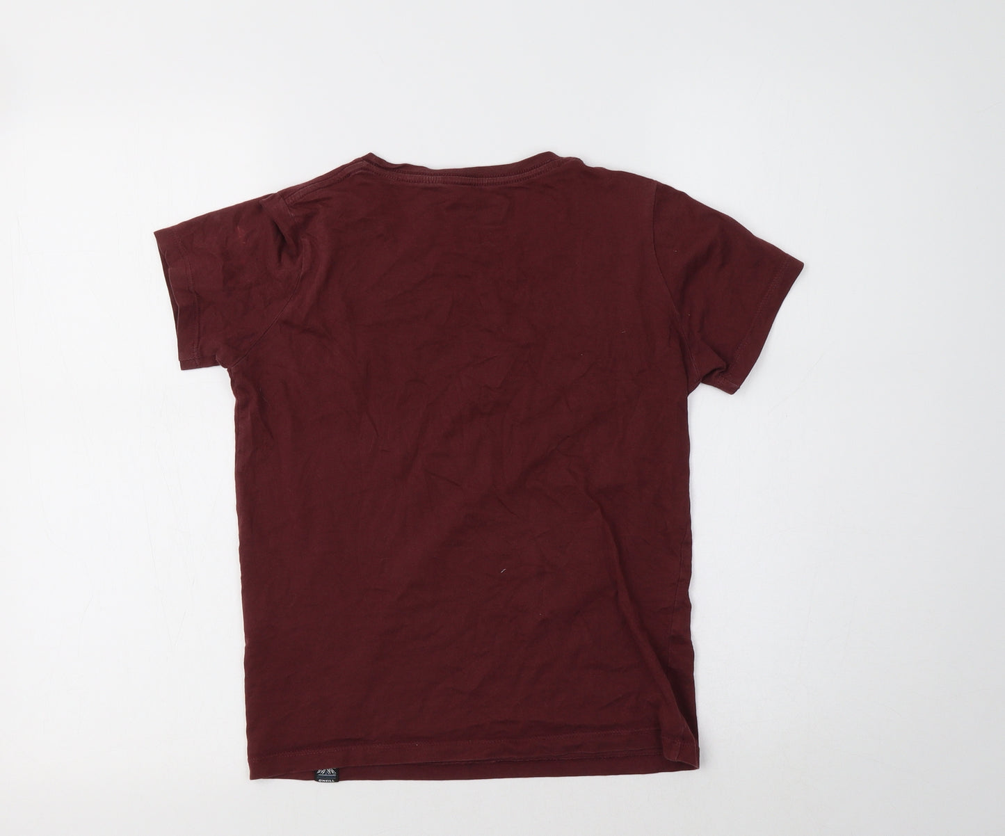 O'Neill Boys Purple  Cotton Basic T-Shirt Size 10-11 Years Crew Neck