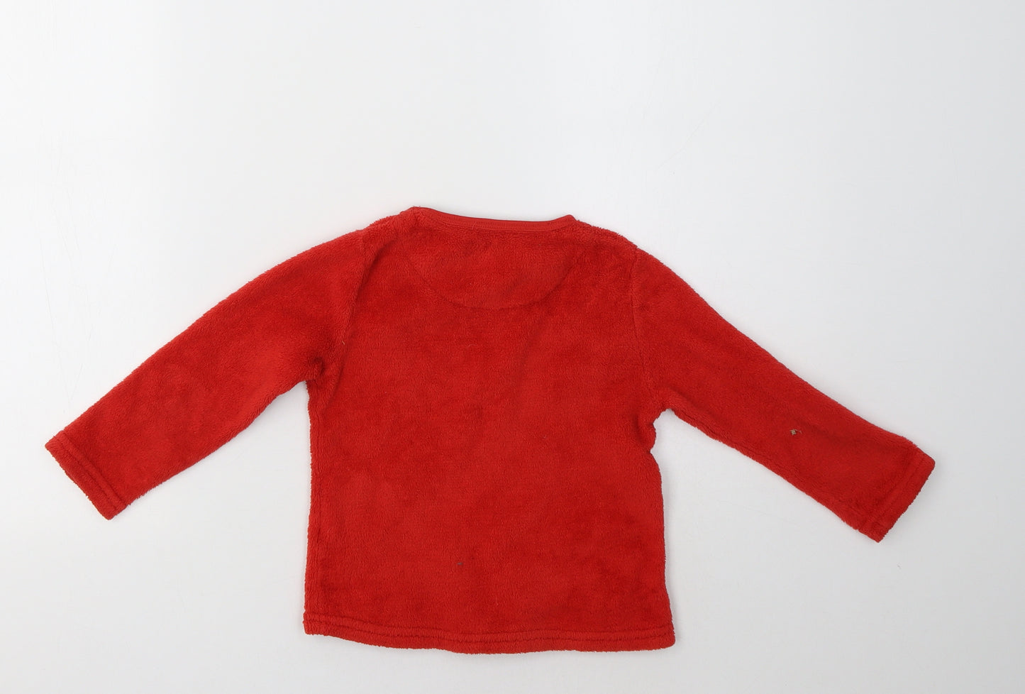 Primark Girls Red  Polyester Pullover Sweatshirt Size 3-4 Years